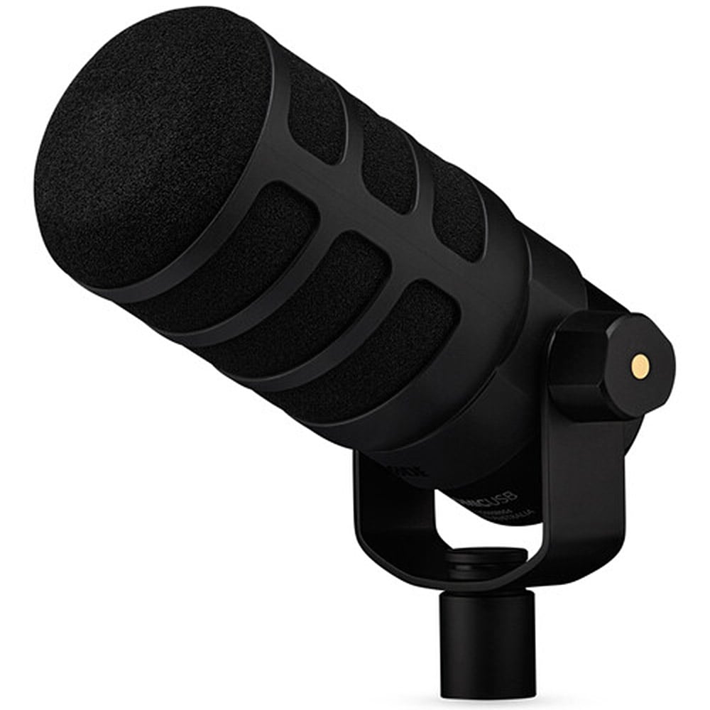 RODE PodMic USB and XLR Dynamic Broadcast Microphone (Black