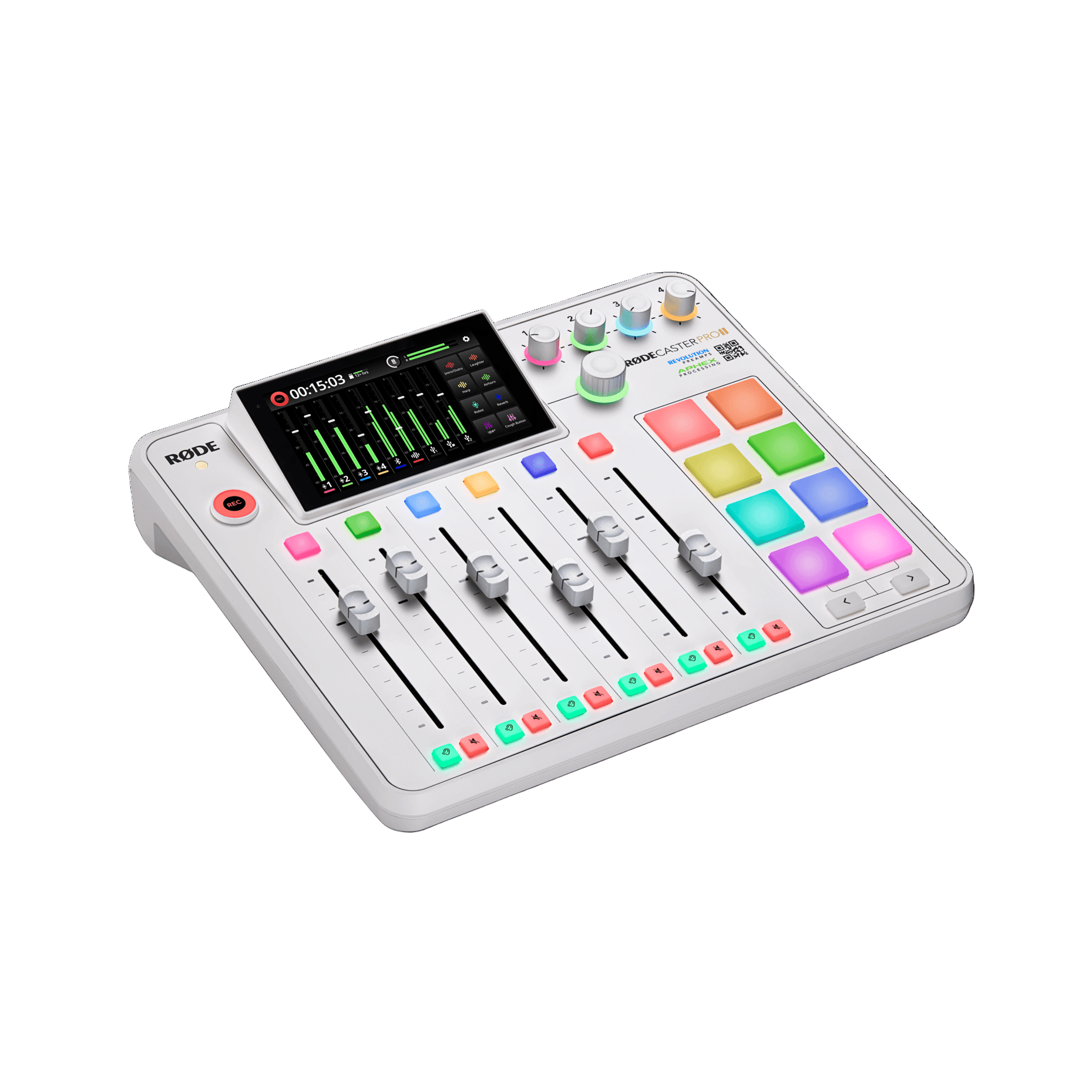 RODE RODECaster Pro II integrated audio production console – white
