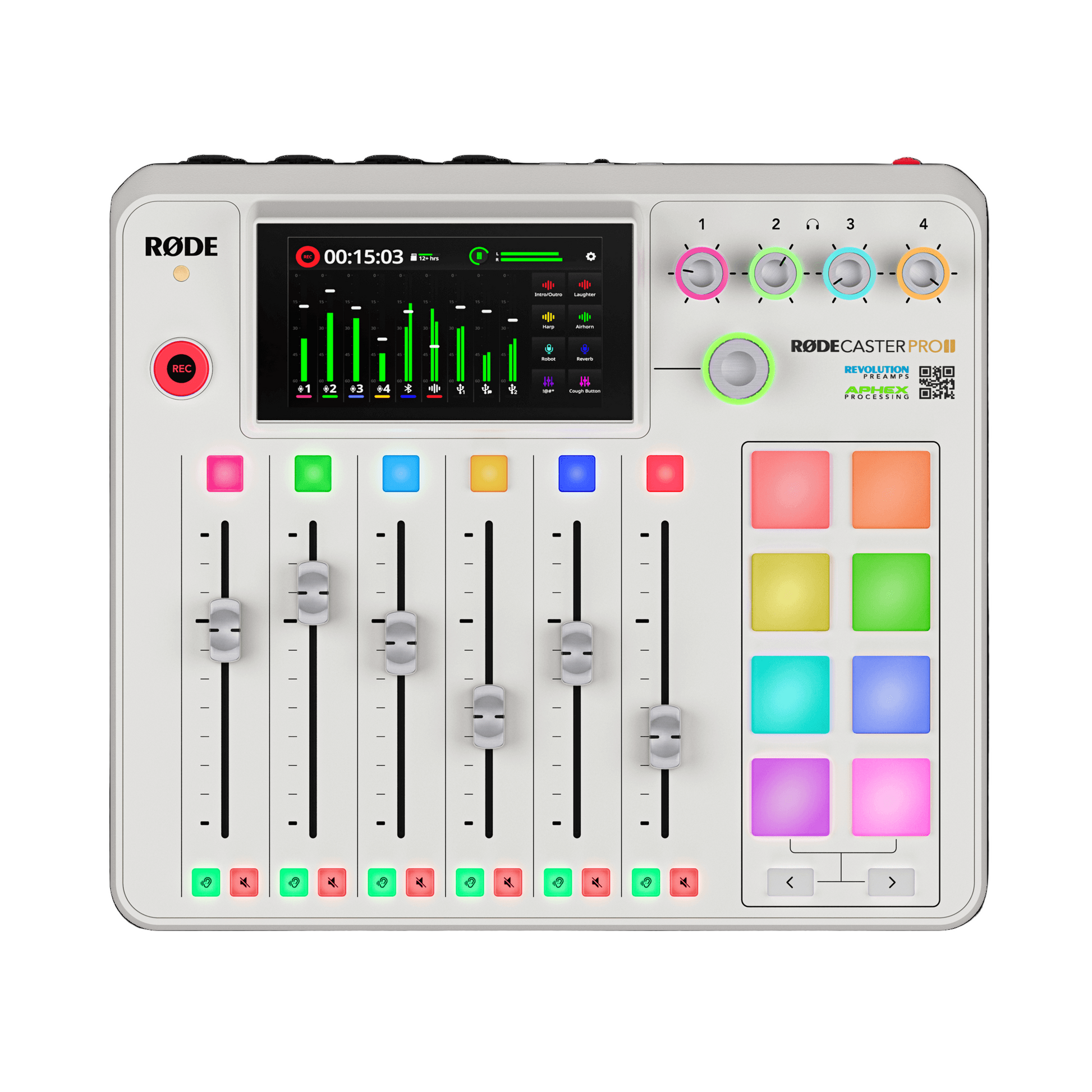 RODE RODECaster Pro II integrated audio production console – white