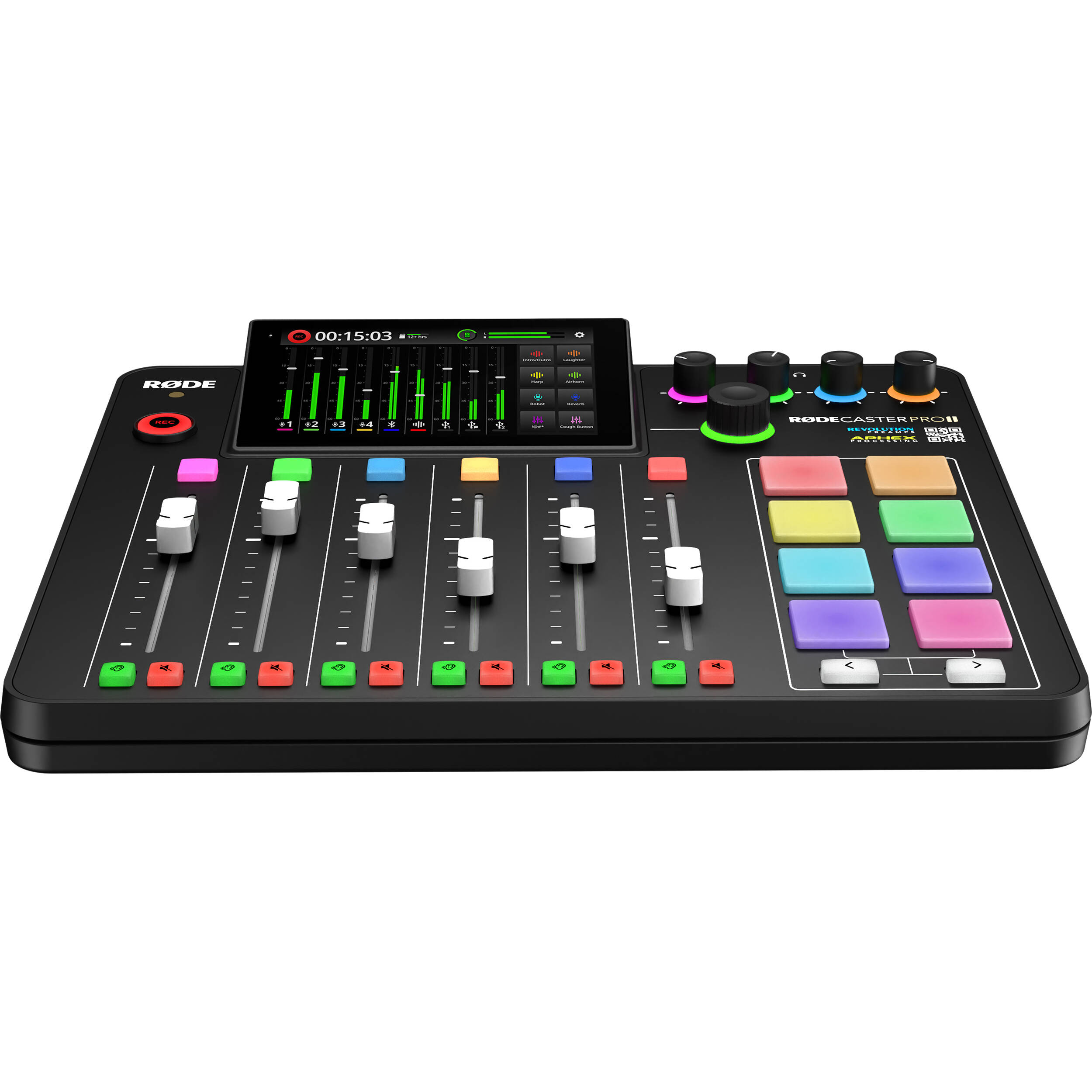 RODE RODECaster Pro II Integrated Audio Production Studio (Black
