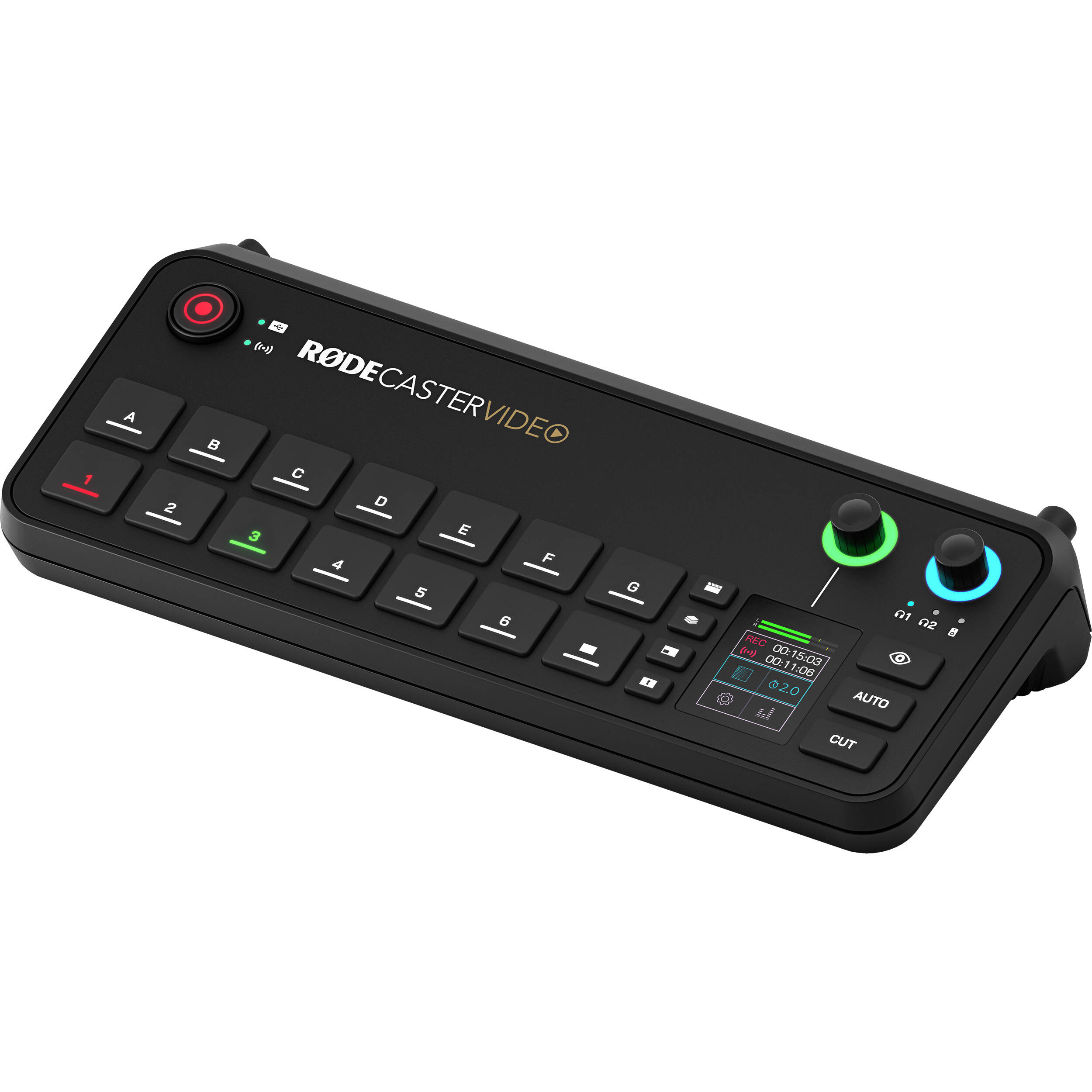 The RODECaster Video is an compact console for video switching, recording, and audio production, it supports up to six video sources with intuitive controls.
