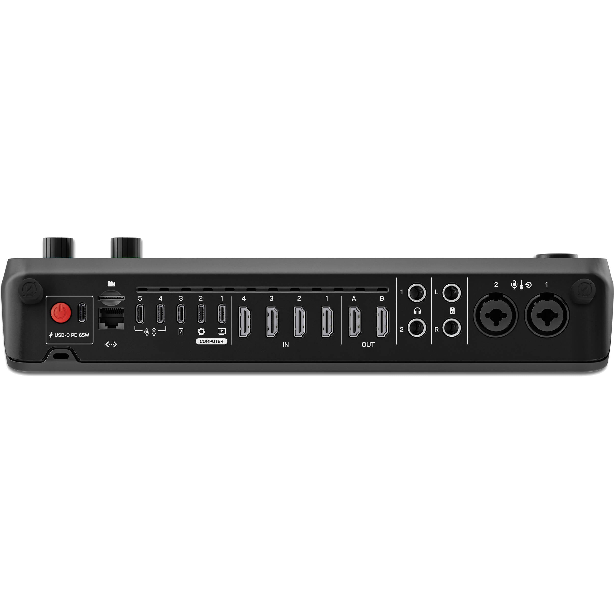 The RODECaster Video is an compact console for video switching, recording, and audio production, it supports up to six video sources with intuitive controls.

