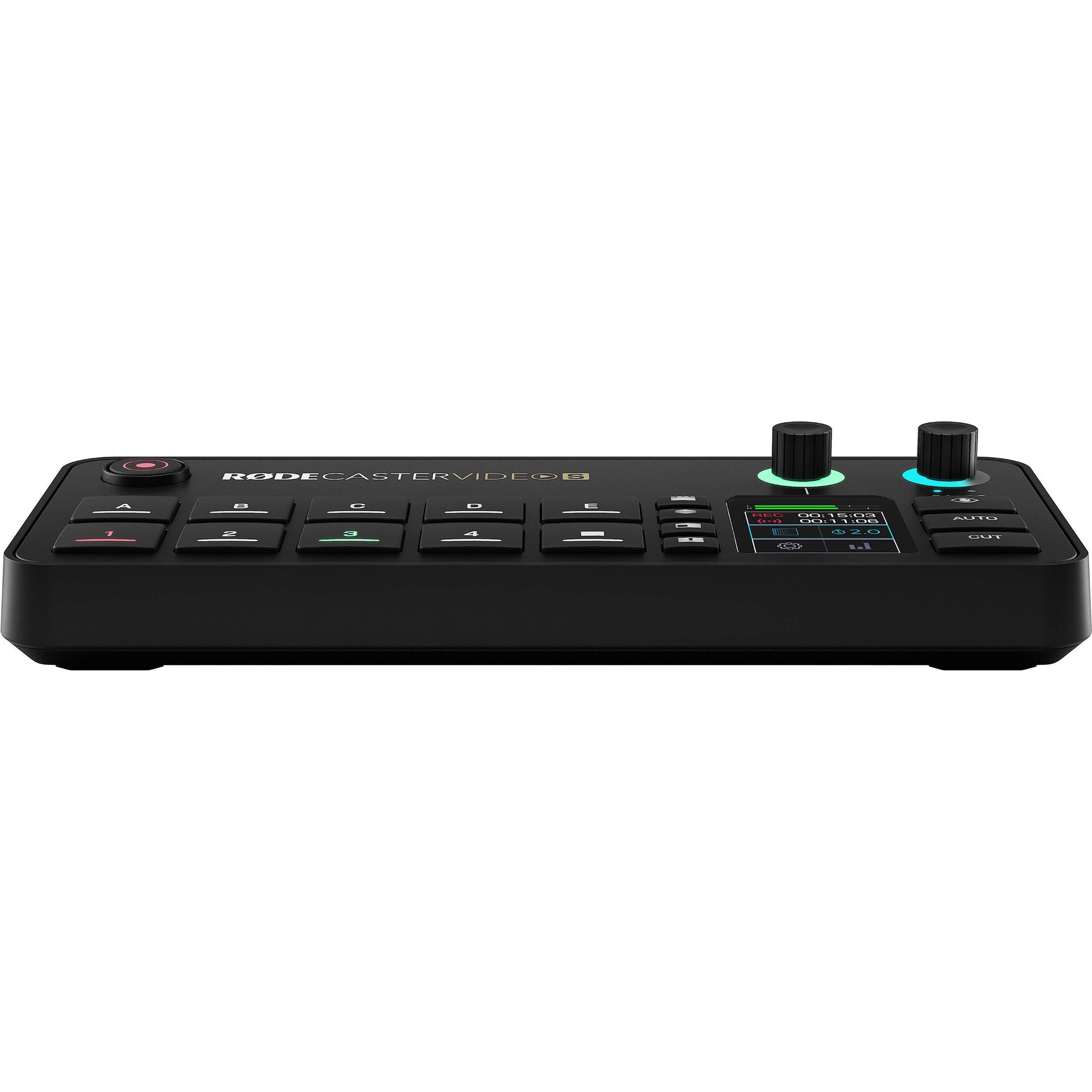 RØDECaster Video S with video switching and professional audio mixer
