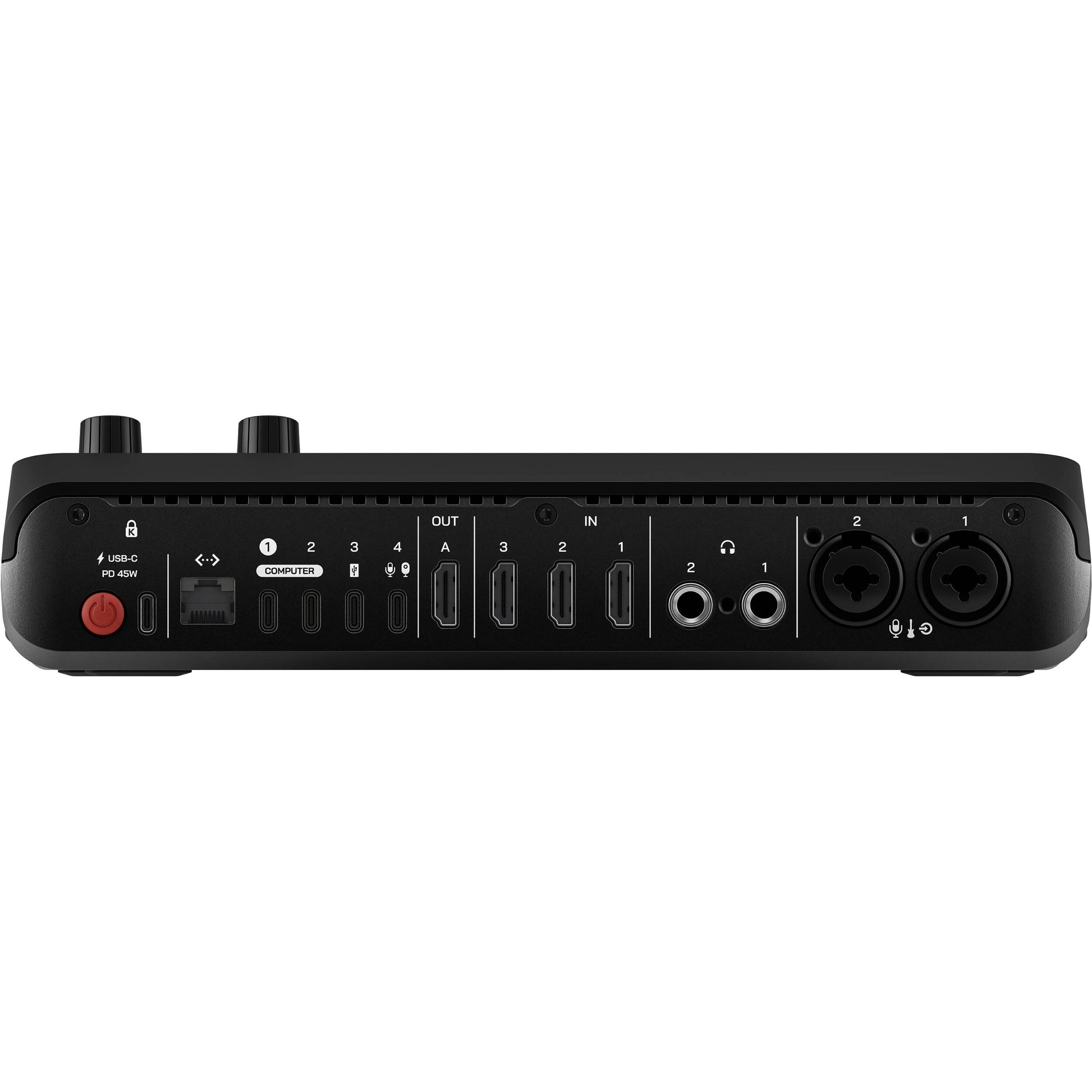 RØDECaster Video S with video switching and professional audio mixer
