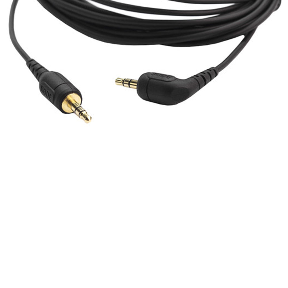 RODE SC8 6m TRS extension cable with 3.5mm connectors for extending VideoMic reach to cameras or recorders.