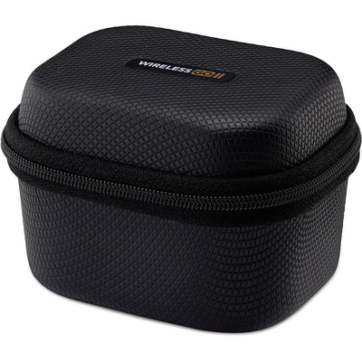 A robust charging case designed to protect your gear while powering it. Compatible with both transmitters and the receiver of the RODE Wireless GO II.