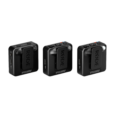 The RODE Wireless GO III is a compact wireless microphone system, it offers crystal-clear audio, a 260m range and 32-bit float on-board recording.