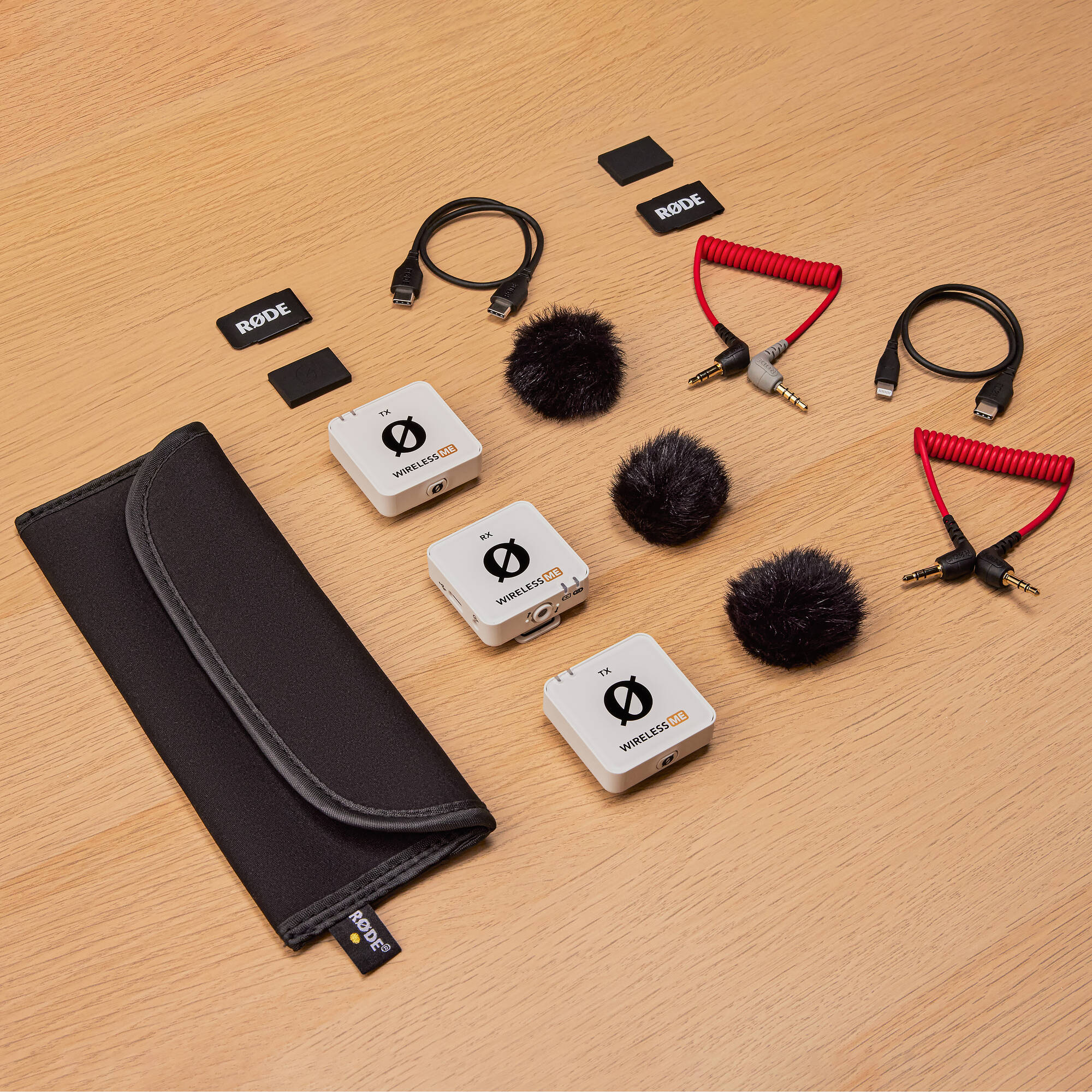 RODE Wireless ME Dual Microphone Kit (White) + Free Extra