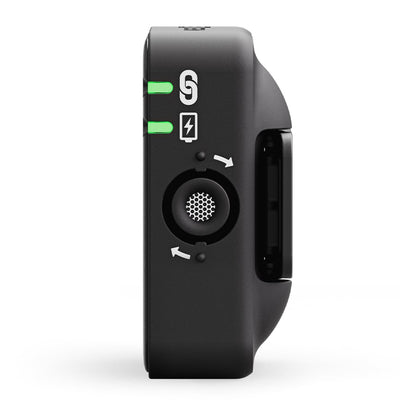Boasting a transmitter and receiver that includes broadcast-quality microphones that offer dual-channel recordings and seamless connectivity.