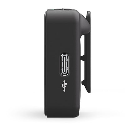 Boasting a transmitter and receiver that includes broadcast-quality microphones that offer dual-channel recordings and seamless connectivity.