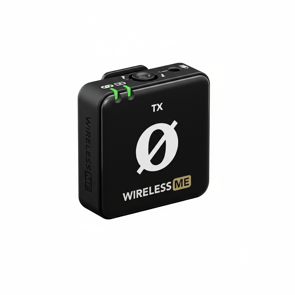 RODE Wireless ME TX Transmitter — compact clip-on wireless microphone transmitter for Wireless ME system.