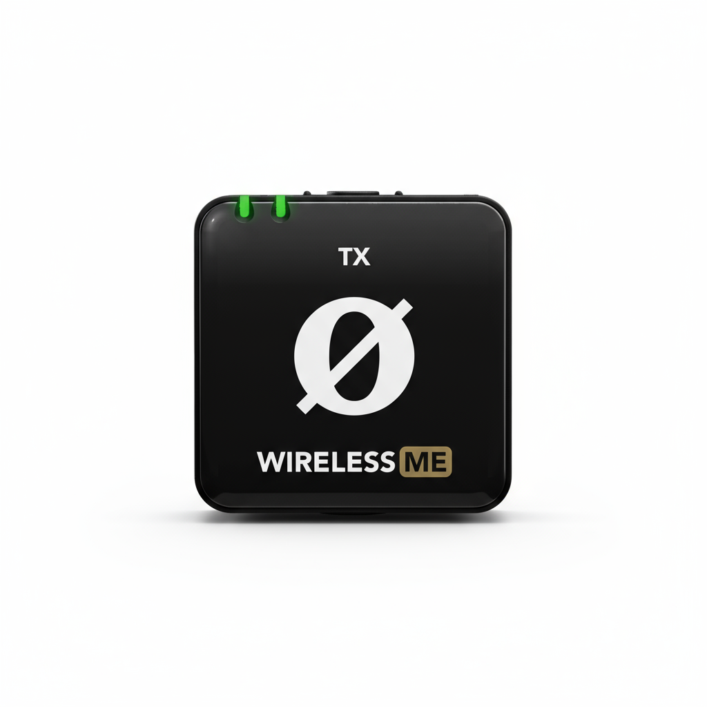 RODE Wireless ME TX Transmitter — compact clip-on wireless microphone transmitter for Wireless ME system.