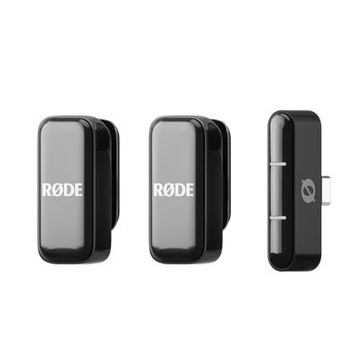 RODE Wireless Micro USB-C (Black) – ultra-compact wireless microphone system with USB-C connectivity, ideal for mobile content creation and vlogging.