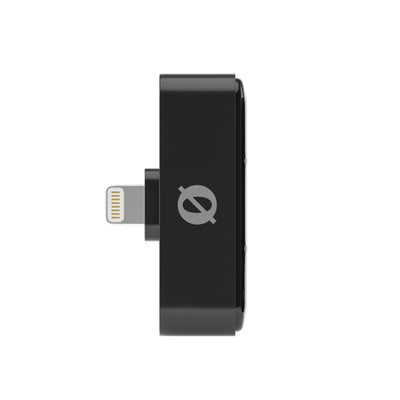 RODE Wireless Micro Lightning (Black) – compact wireless microphone with Lightning connector, designed for clear audio capture on iPhones and iPads.