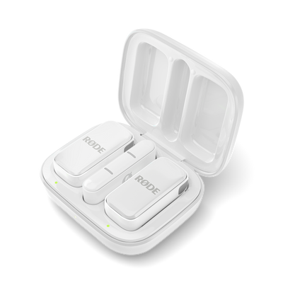 RODE Wireless Micro USB-C (White) – ultra-compact wireless microphone with USB-C connector, ideal for high-quality audio recording on Android devices and other USB-C gear.