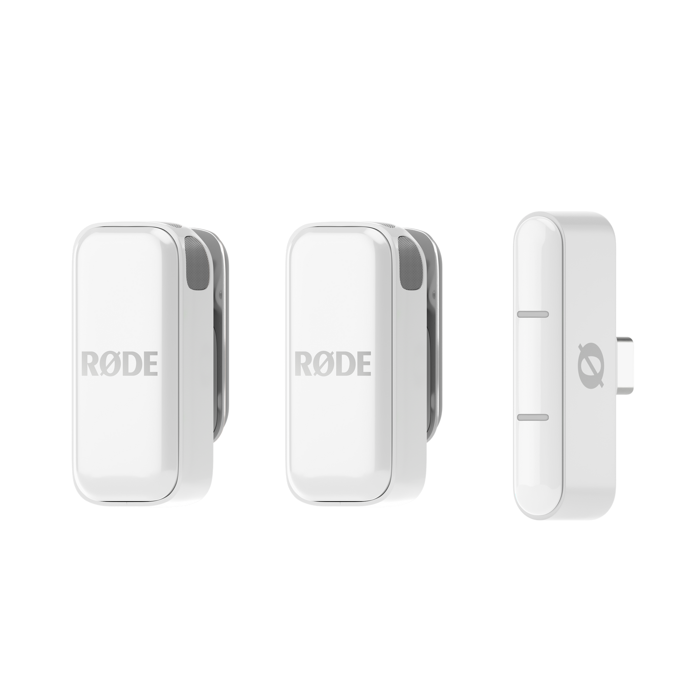 RODE Wireless Micro USB-C (White) – ultra-compact wireless microphone with USB-C connector, ideal for high-quality audio recording on Android devices and other USB-C gear.