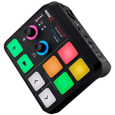 The Streamer X is a compact yet powerful audio and video console. It is compatible with all RODE Software and provides pristine audio quality.