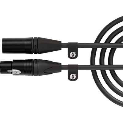 XLR cable for microphones, mixers, and audio gear, providing low-noise signal transfer.