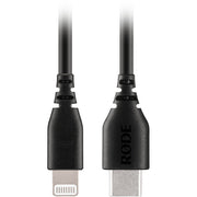 RODE SC21 30cm USB-C to Lightning cable for connecting iOS devices to RØDE microphones and audio interfaces.