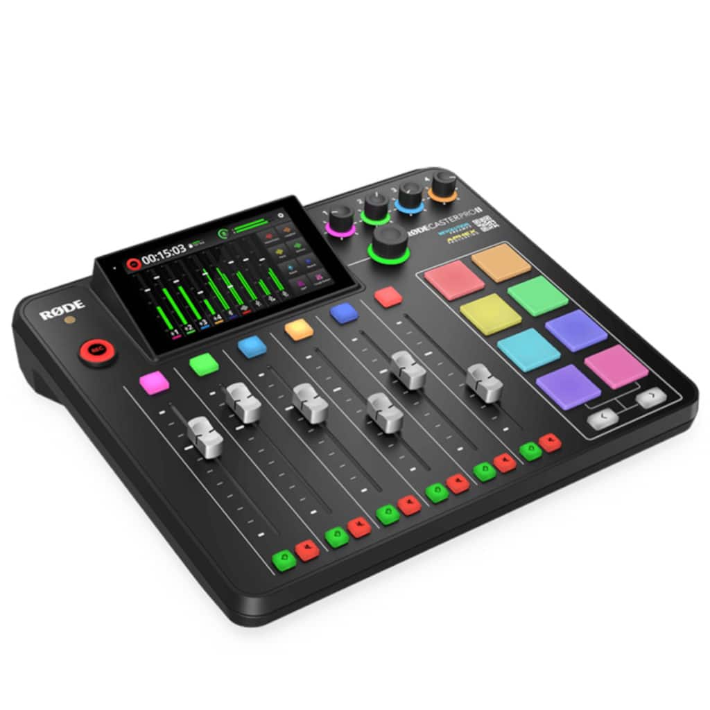 RODE RODECaster Pro II production studio console in black