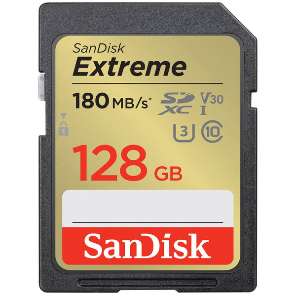 SanDisk 128GB Extreme SD Card 180MB/S | Memory Card