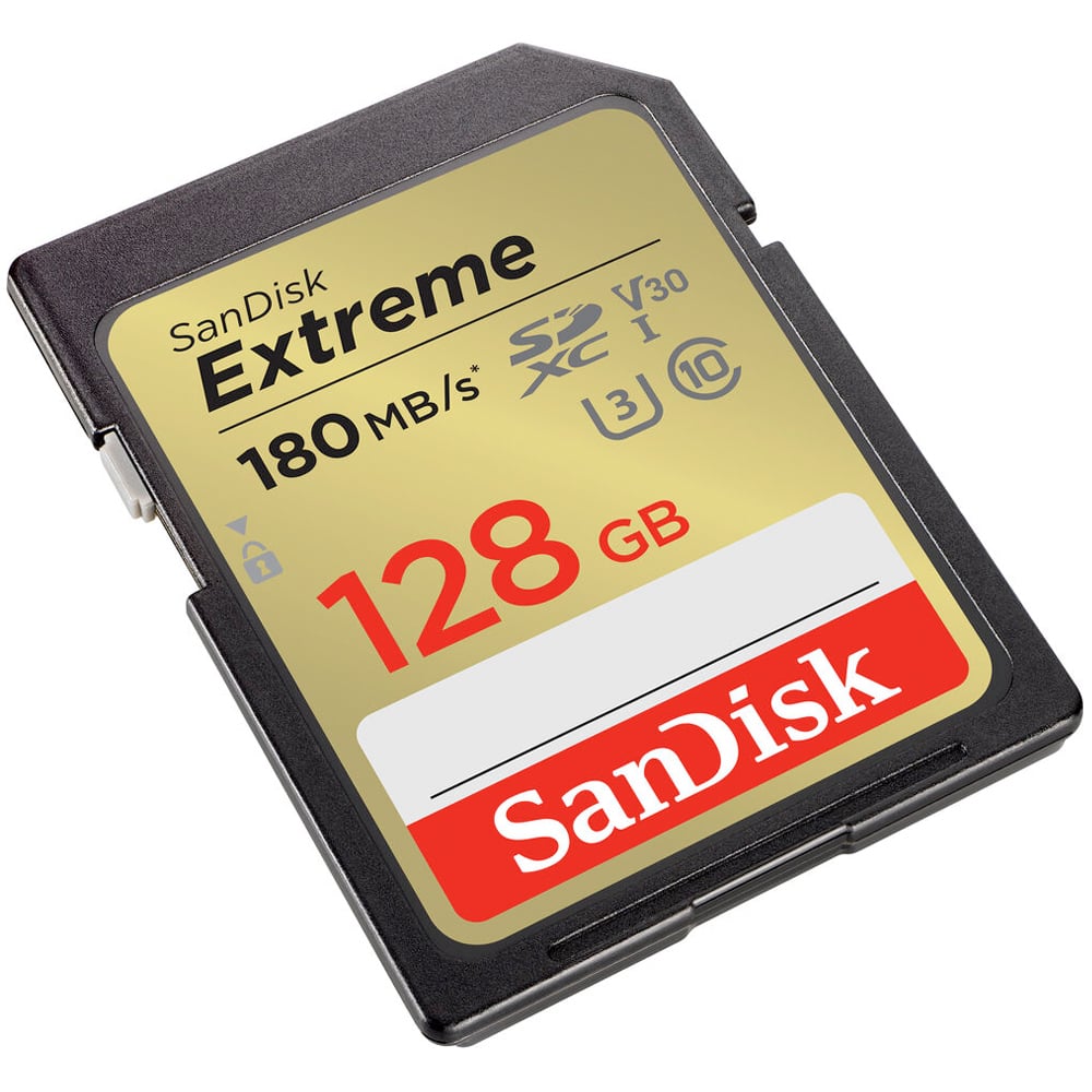 SanDisk 128GB Extreme SD Card 180MB/S | Memory Card – Outdoorphoto