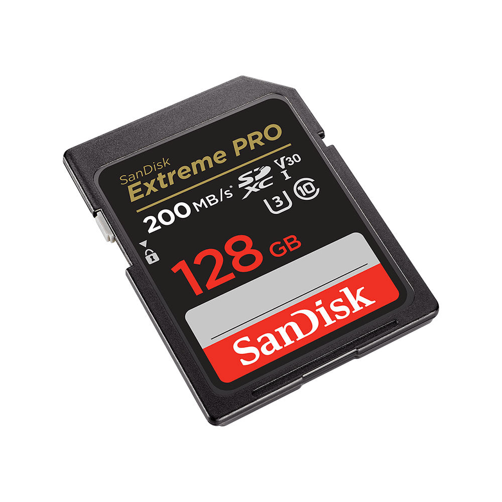 SanDisk Extreme Pro 128GB UHS-I V30 SDXC Memory Card (200MB/s)