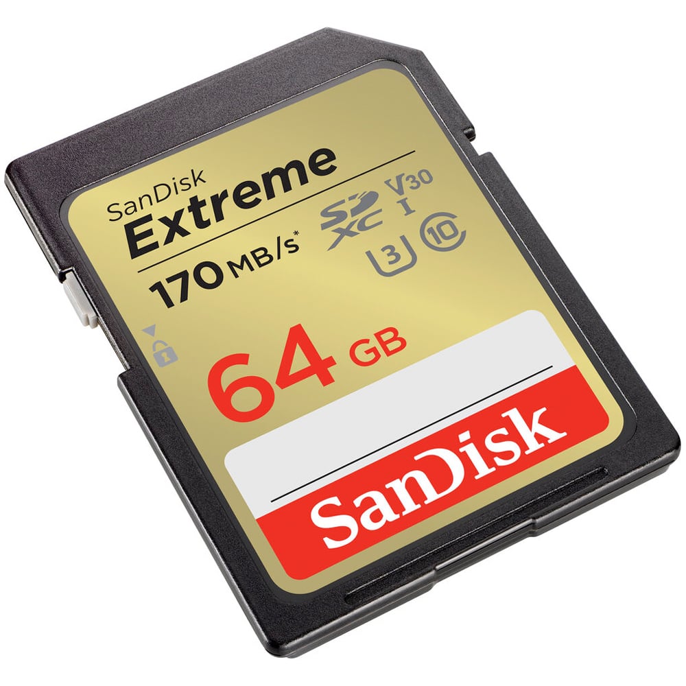 SanDisk 64GB Extreme SD Card 170MB/s | Sandisk SD Card