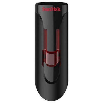 SanDisk Cruzer Glide USB 3.0 Flash Drive with retractable connector design.