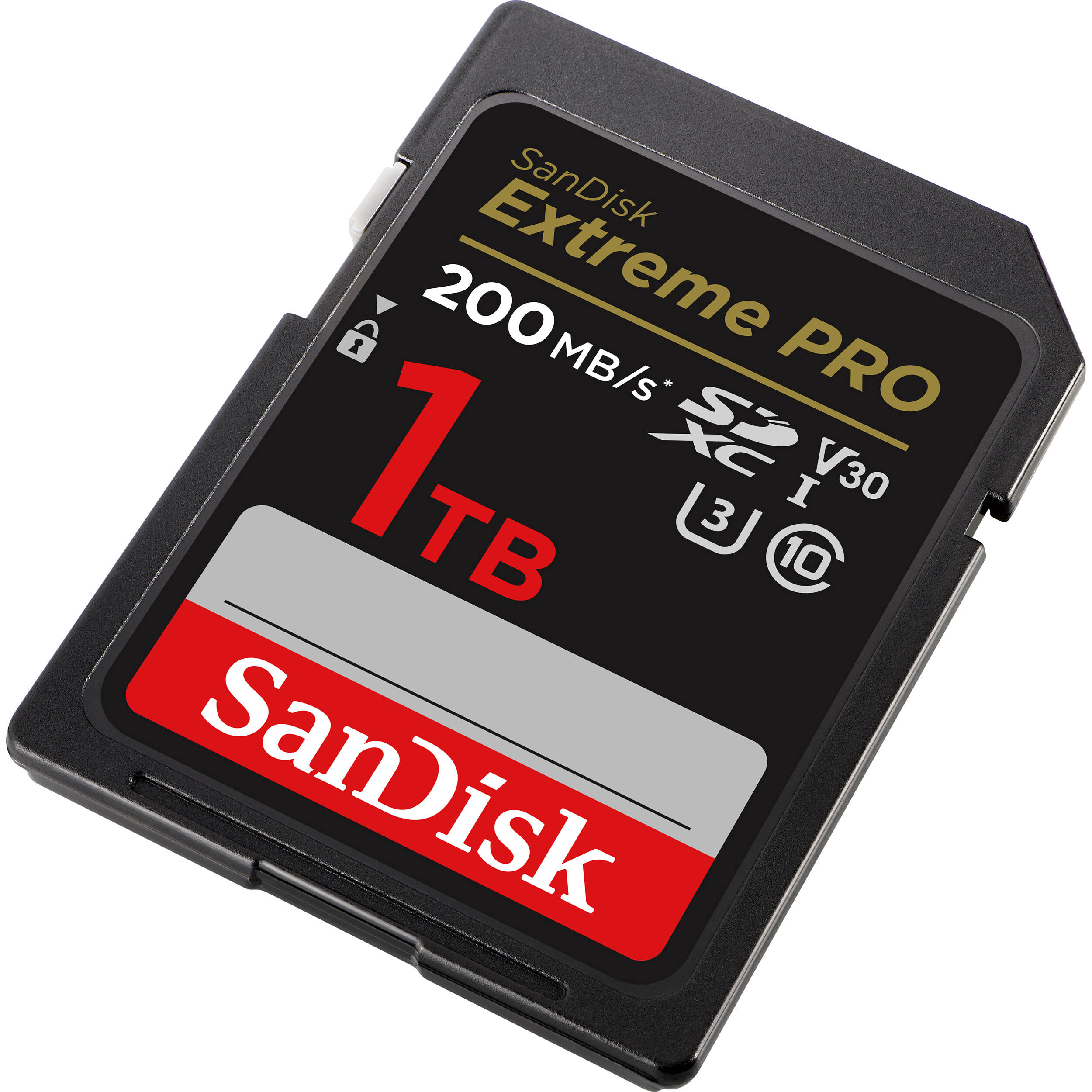 SanDisk Extreme Pro 1TB UHS-I V30 SDXC Memory Card (200MB/s)