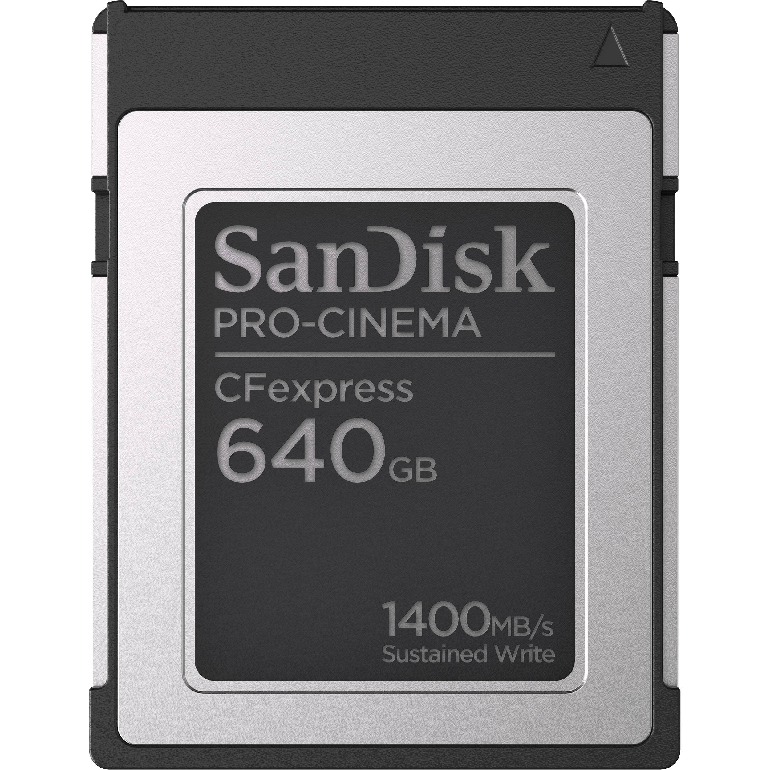 SanDisk Pro-Cinema CFexpress Type B memory card