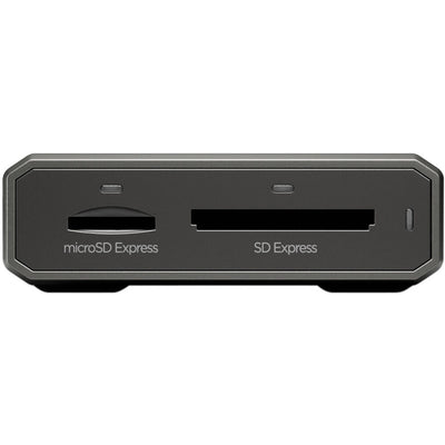 SanDisk SD Express card reader with SD and microSD slots

