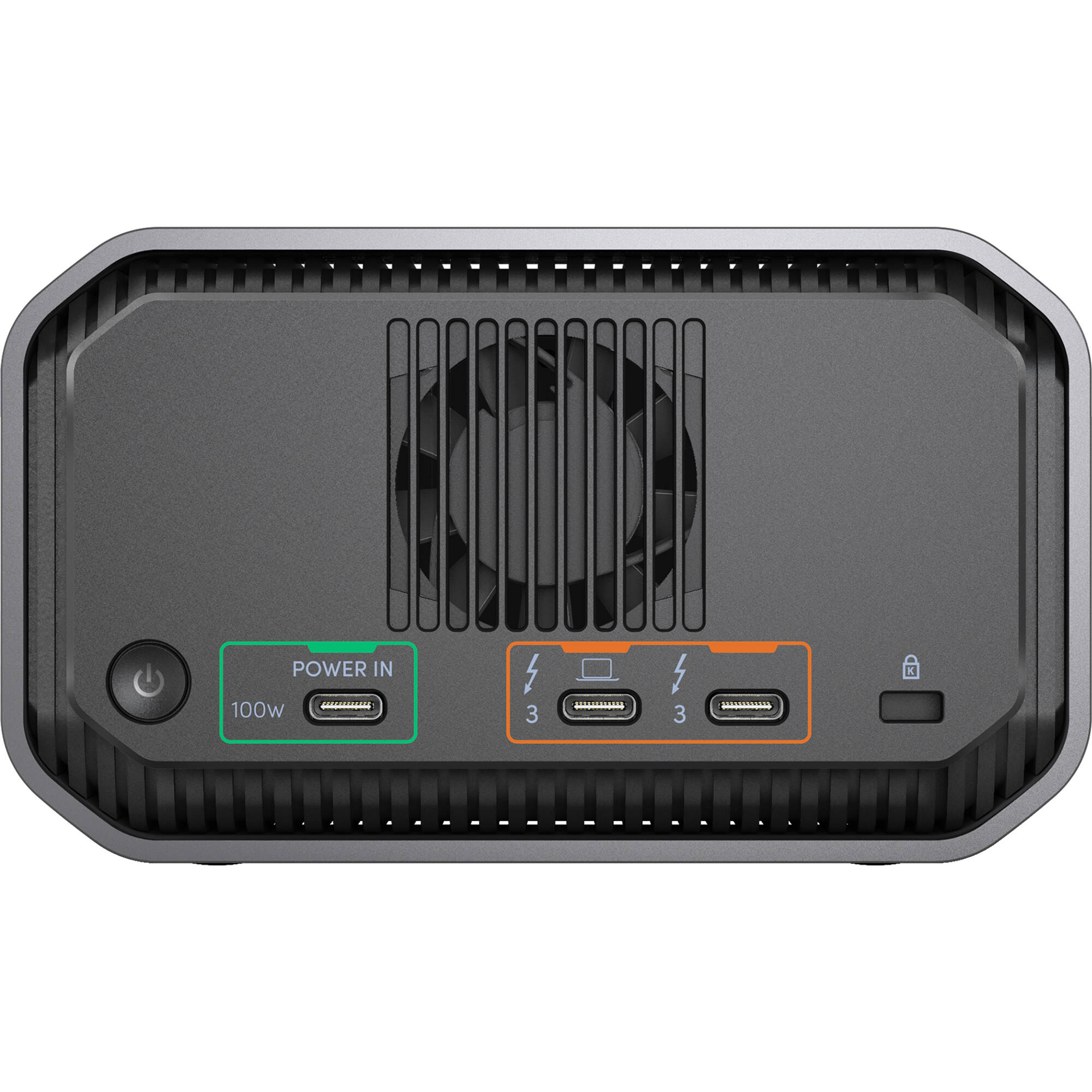 PRO-BLADE Station desktop SSD enclosure with active ventilation.
