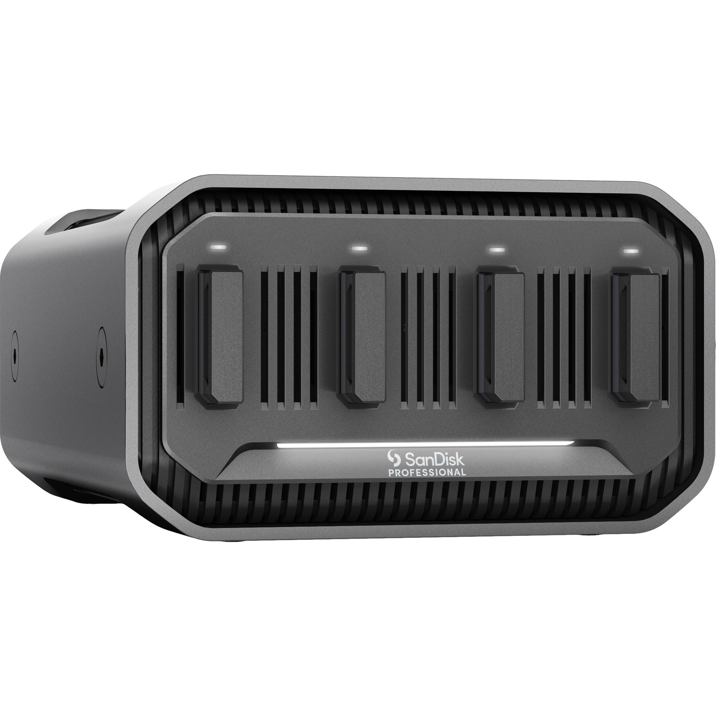 PRO-BLADE Station desktop SSD enclosure with active ventilation.