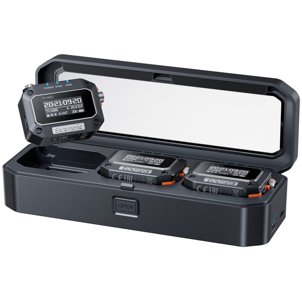 Saramonic TC-NEO wireless timecode generator with OLED display
