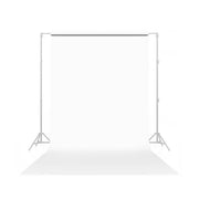 Pure White seamless paper backdrop roll.