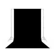 Black non-reflective photo backdrop.