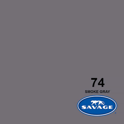 Savage 2.72x11m Seamless Paper Backdrop (Smoke Grey)
