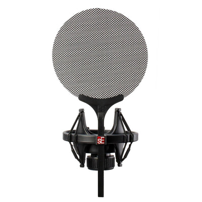 sE Electronics Isolation Pack with quick-release shock mount and adjustable metal pop filter
