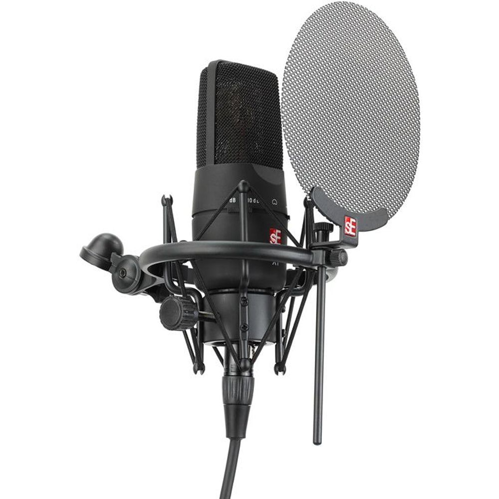 sE Electronics Isolation Pack with quick-release shock mount and adjustable metal pop filter
