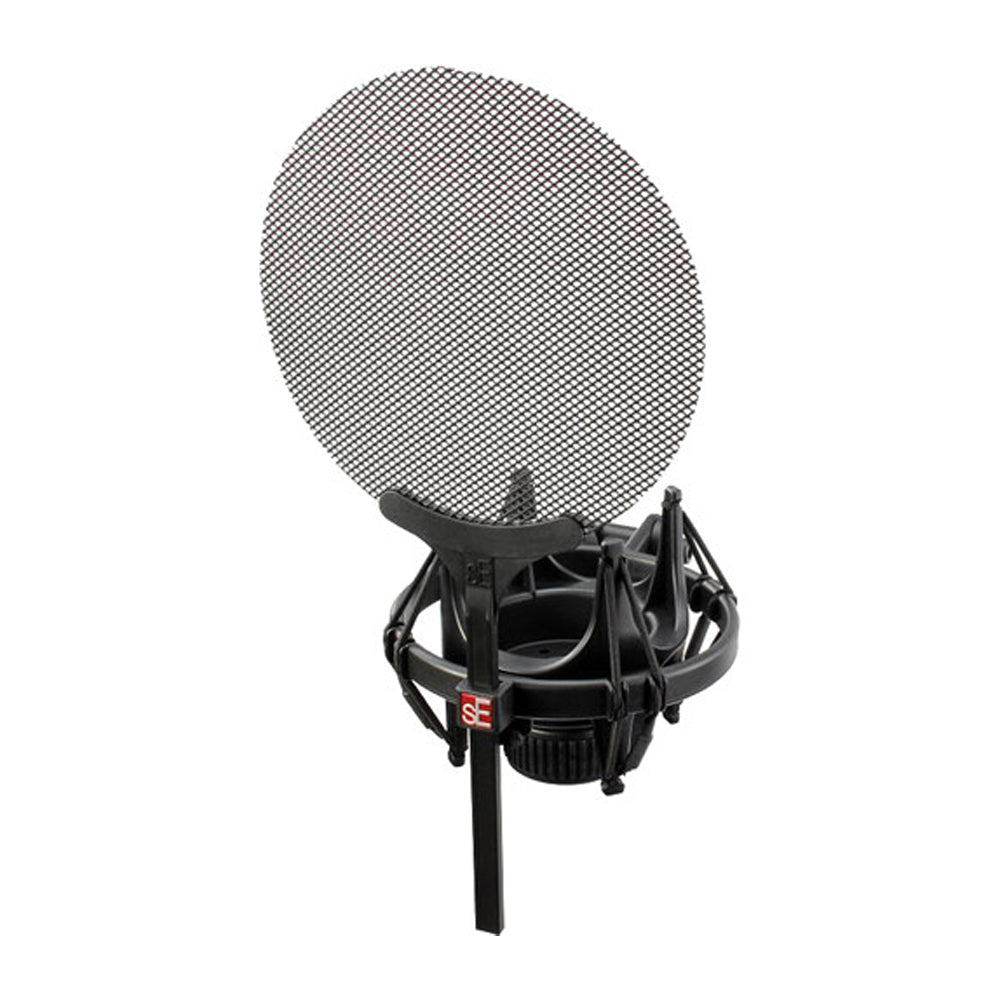 sE Electronics Isolation Pack with quick-release shock mount and adjustable metal pop filter
