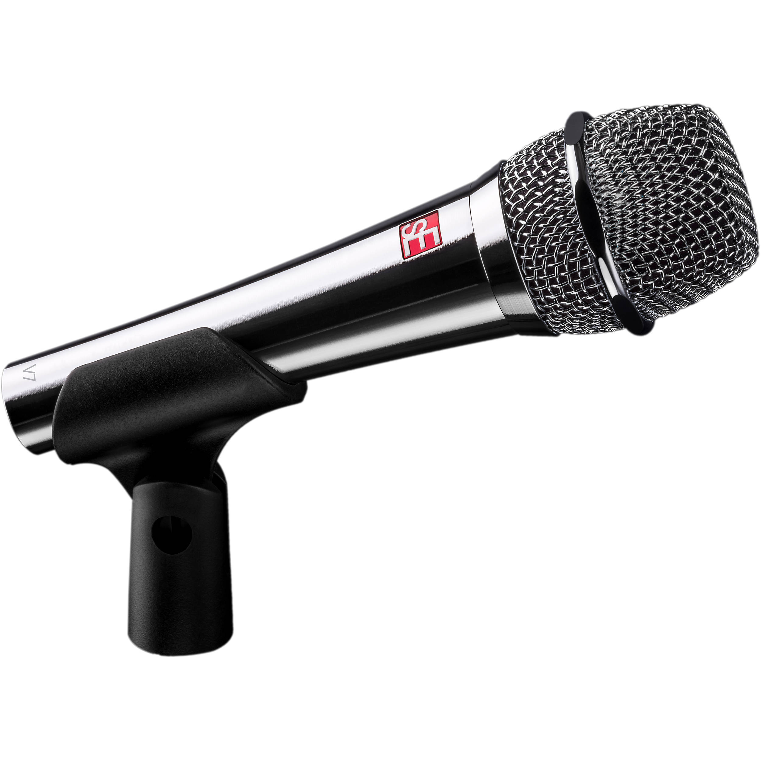 sE Electronics V7 Chrome dynamic handheld microphone with supercardioid polar pattern
