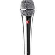 sE Electronics V7 Chrome dynamic handheld microphone with supercardioid polar pattern
