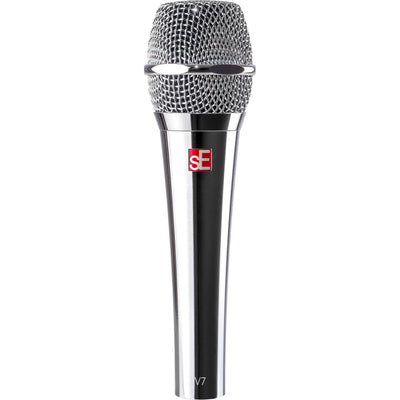 sE Electronics V7 Chrome dynamic handheld microphone with supercardioid polar pattern
