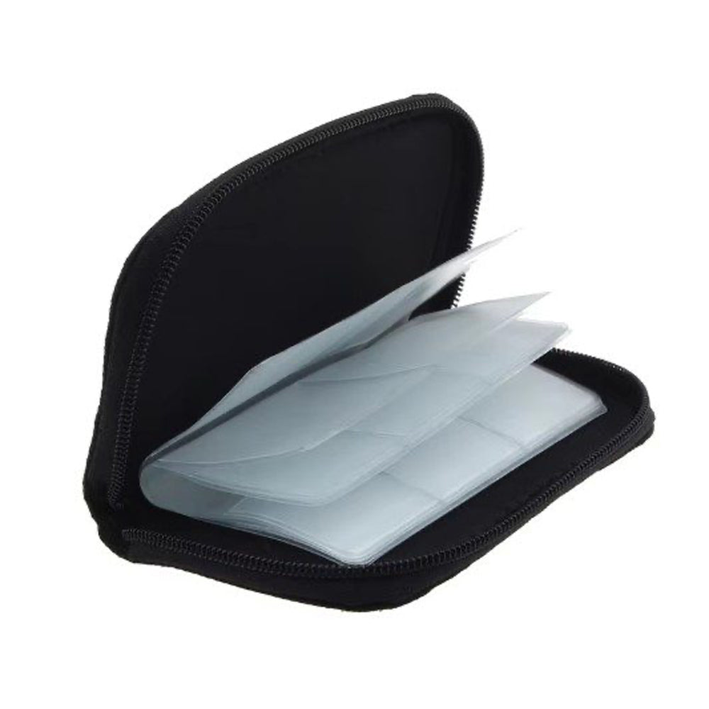 Selens memory card case with 20 slots, water-repellent and anti-static for secure card storage and organisation.