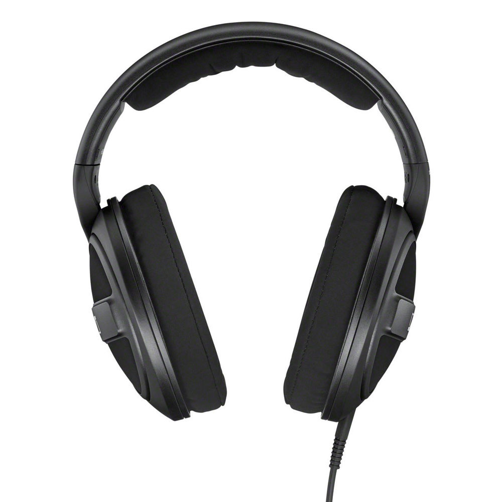 Sennheiser HD 569 wired headphones with closed-back design, plush ear pads, and dual detachable cables.
