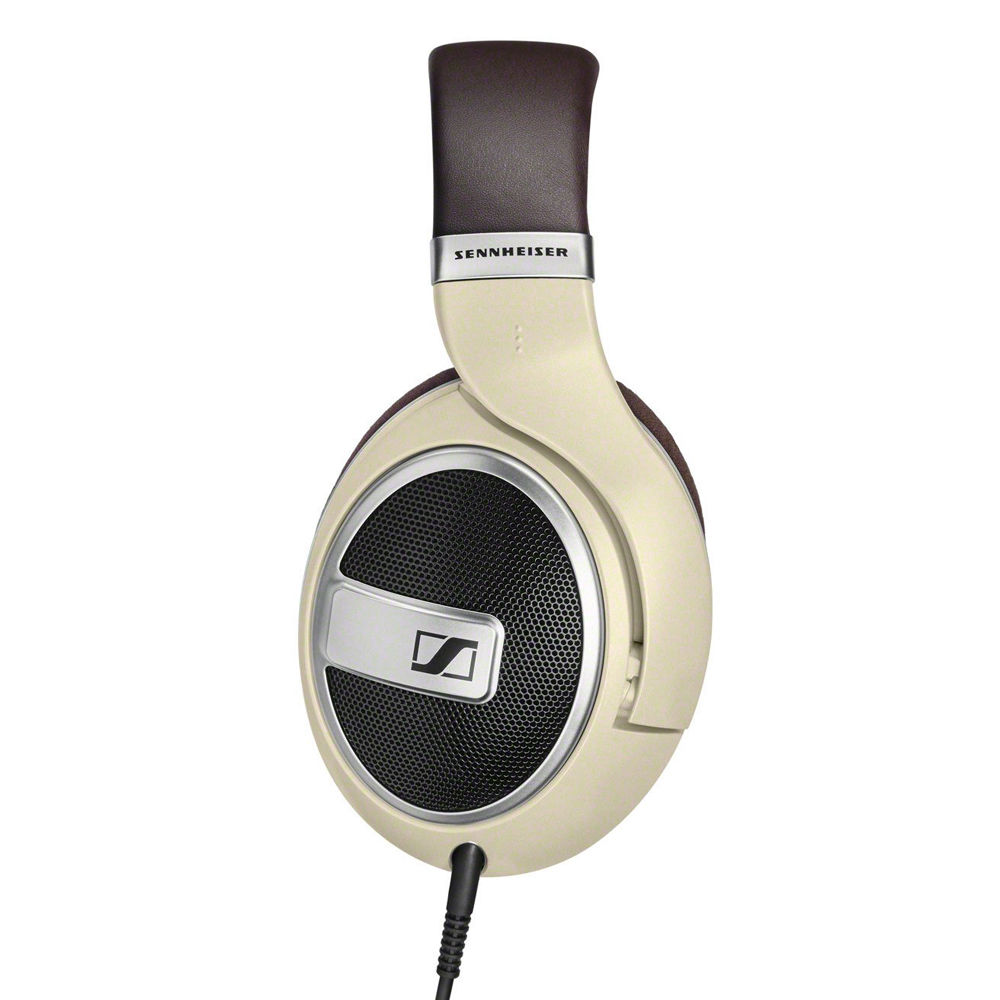Comfortable Sennheiser HD 599 headphones for long listening sessions
