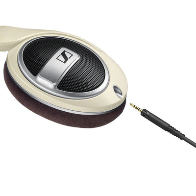 Comfortable Sennheiser HD 599 headphones for long listening sessions
