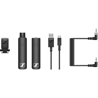 Record clear audio with the XSW-D Portable Interview Set, a wireless handheld mic system featuring plug-and-play XLR transmitter and 5-hour battery life.