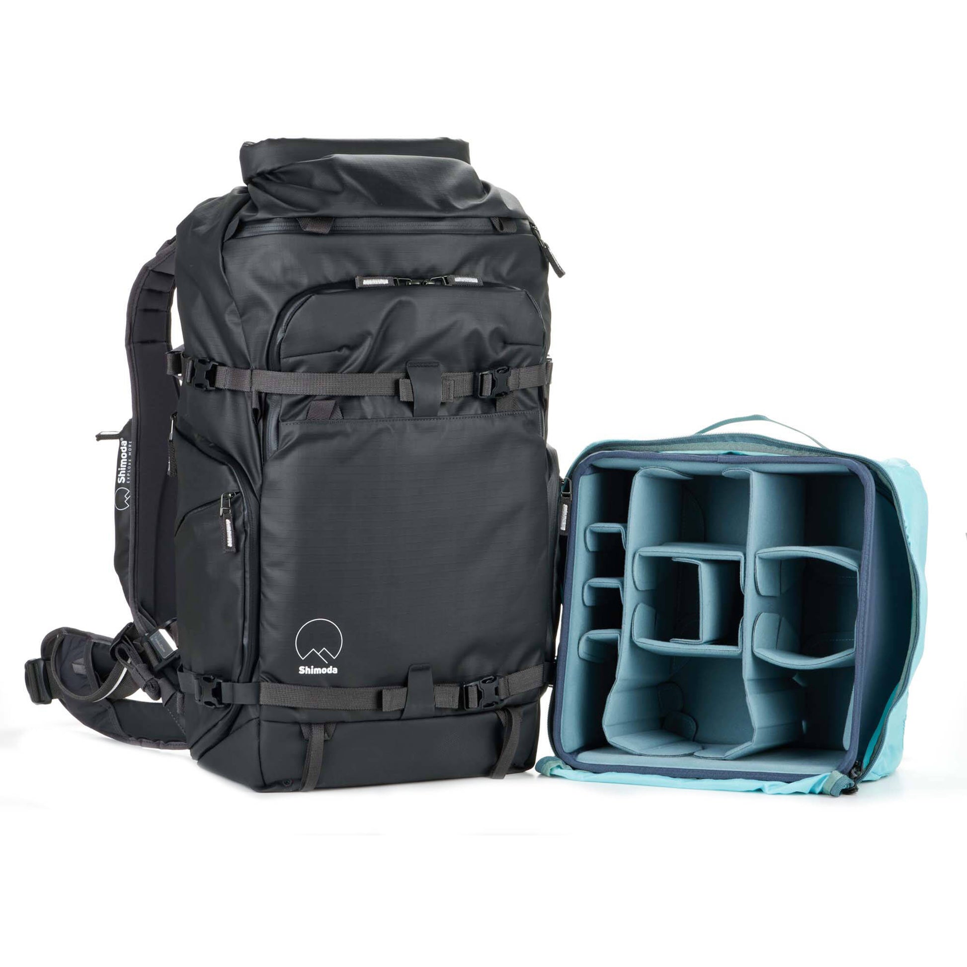 Shimoda Action X40 V2 Backpack with Core Unit and roll-top access
